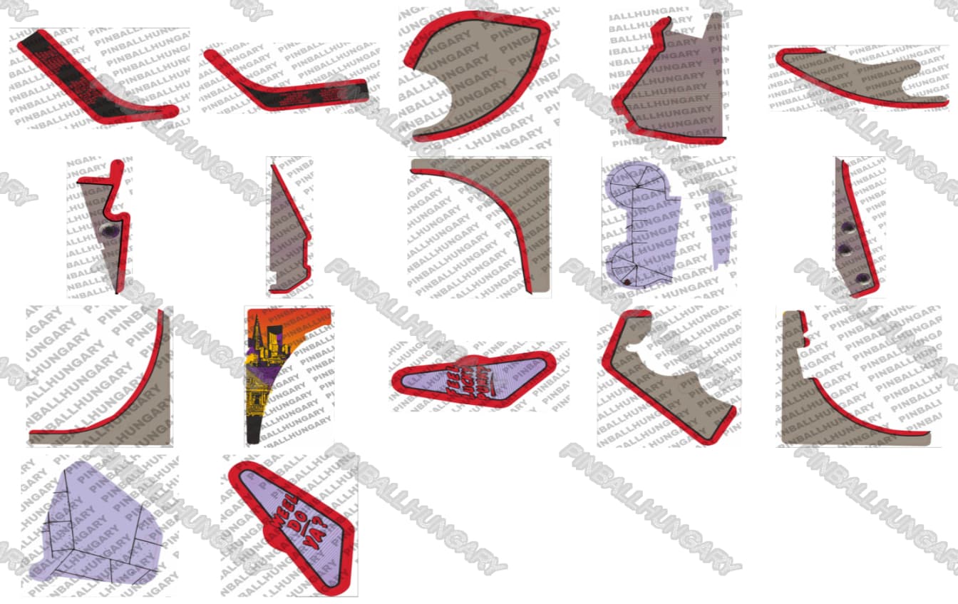Dirty Harry Flipper Műanyag Készlet (Szett)